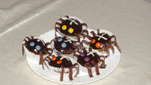 "Pavoučí muffinky" na halloween